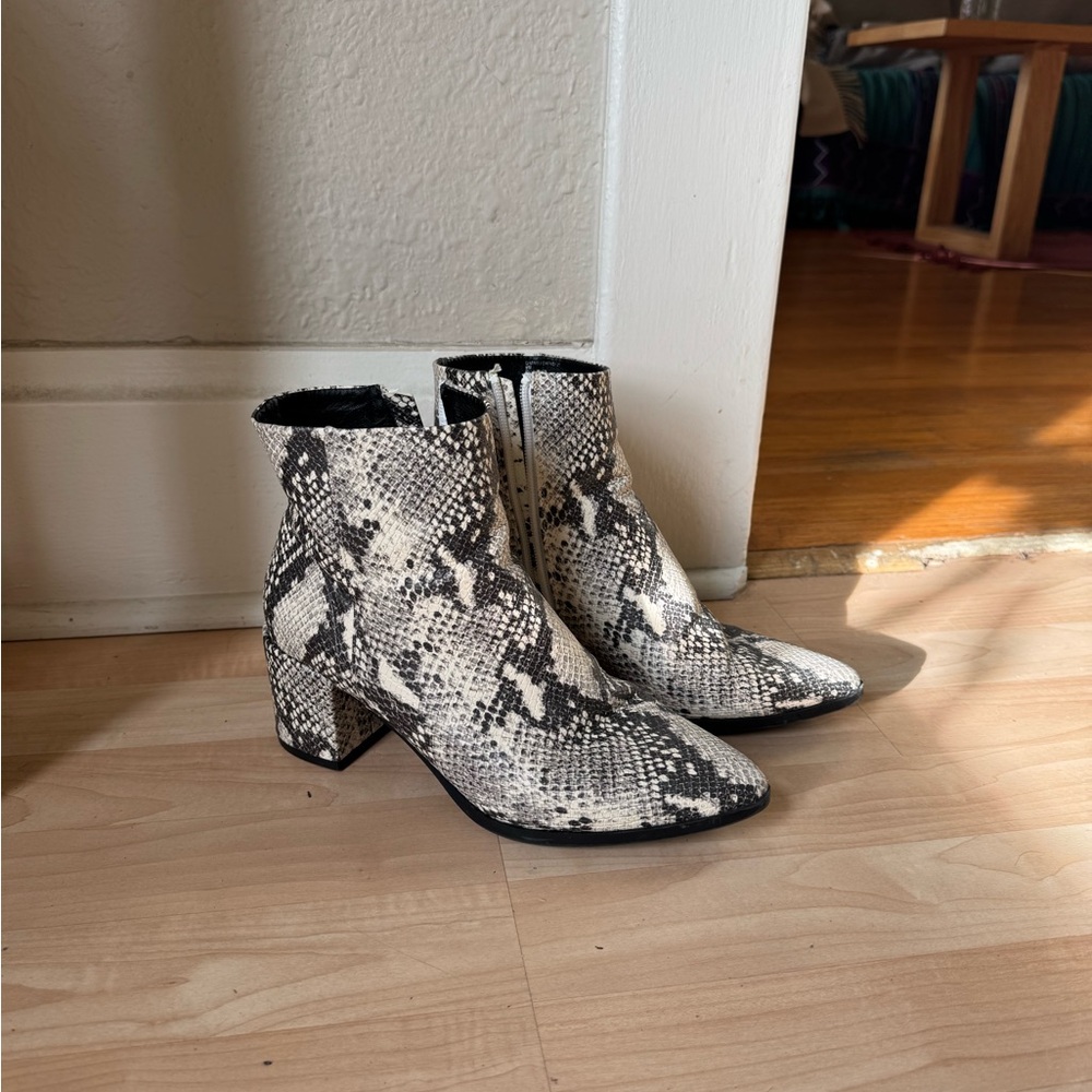 Snakeskin boots